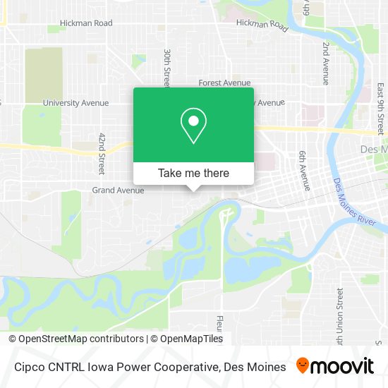 Cipco CNTRL Iowa Power Cooperative map