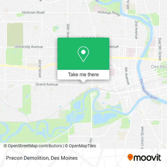Precon Demolition map