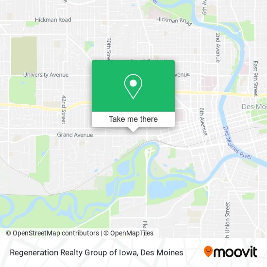 Regeneration Realty Group of Iowa map