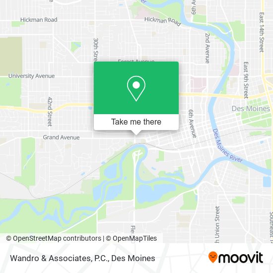 Mapa de Wandro & Associates, P.C.