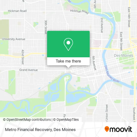 Metro Financial Recovery map