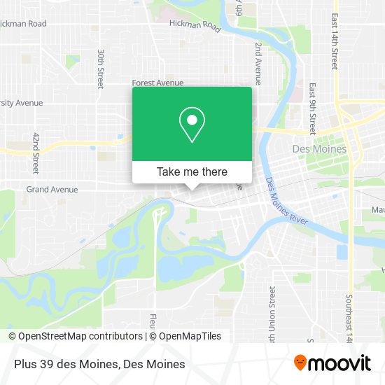 Mapa de Plus 39 des Moines