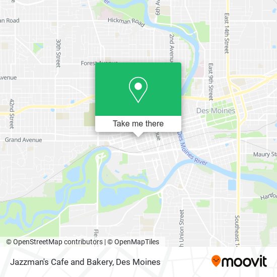 Mapa de Jazzman's Cafe and Bakery