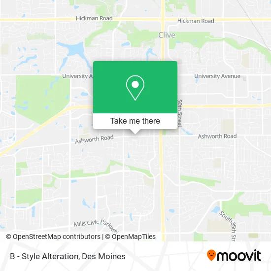 B - Style Alteration map