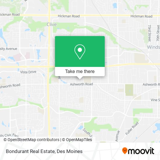 Bondurant Real Estate map