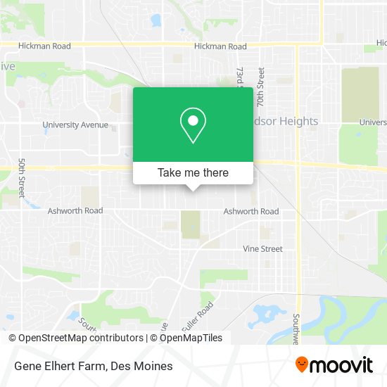 Gene Elhert Farm map
