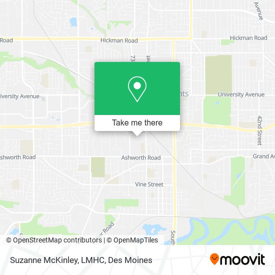 Mapa de Suzanne McKinley, LMHC