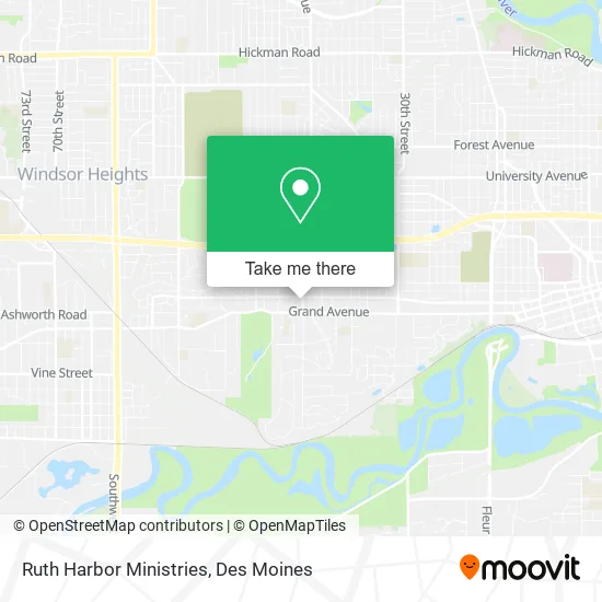 Ruth Harbor Ministries map