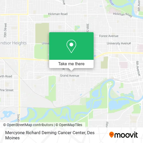 Mercyone Richard Deming Cancer Center map