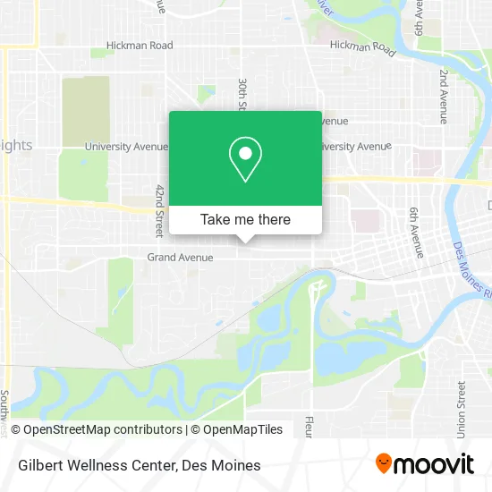 Gilbert Wellness Center map