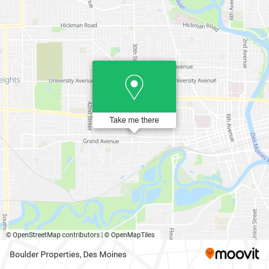 Boulder Properties map