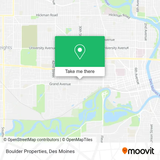 Boulder Properties map