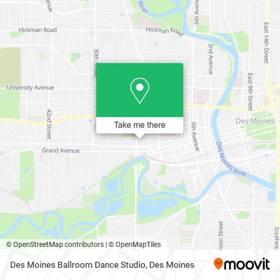 Mapa de Des Moines Ballroom Dance Studio