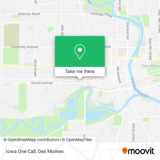 Iowa One Call map