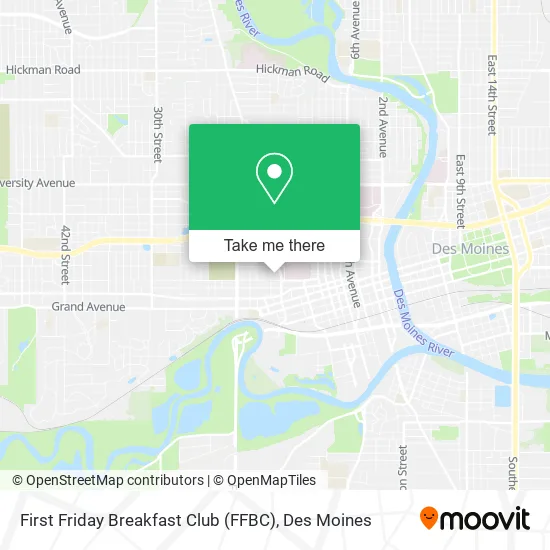 First Friday Breakfast Club (FFBC) map