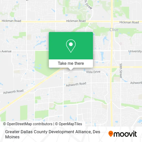 Greater Dallas County Development Alliance map