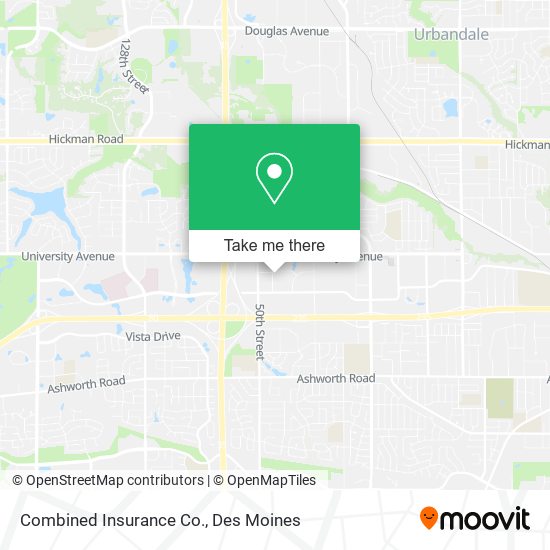 Combined Insurance Co. map