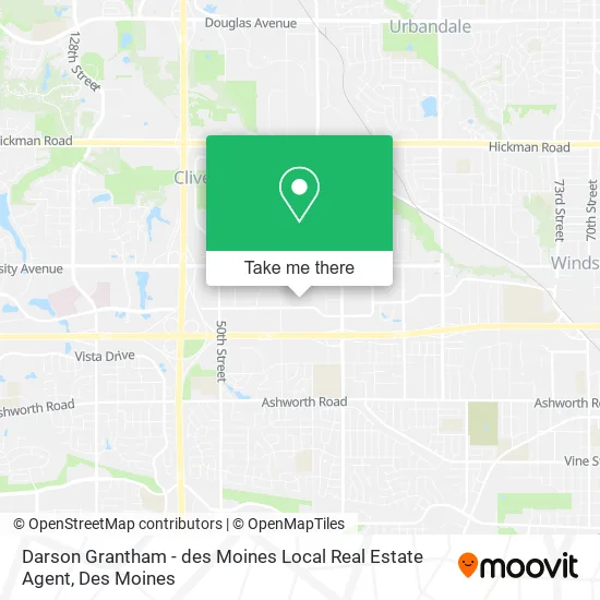 Darson Grantham - des Moines Local Real Estate Agent map