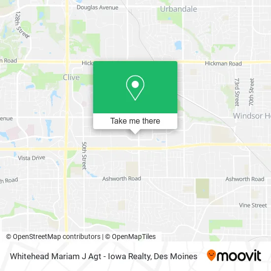 Whitehead Mariam J Agt - Iowa Realty map