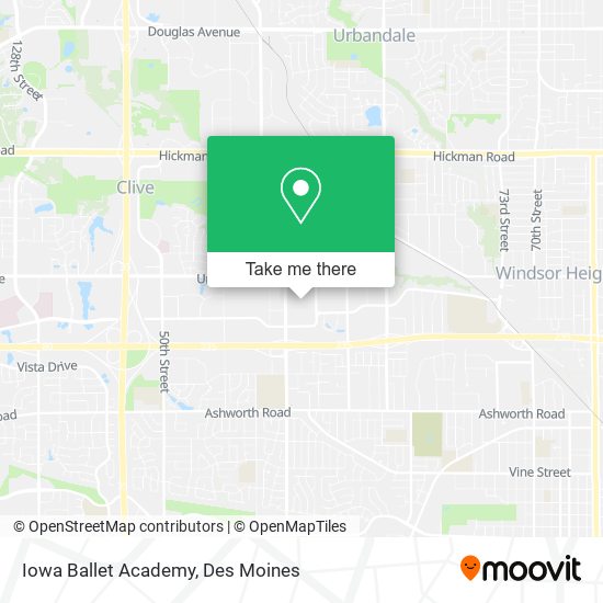 Iowa Ballet Academy map