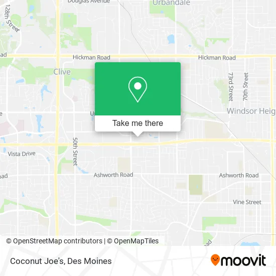 Coconut Joe's map