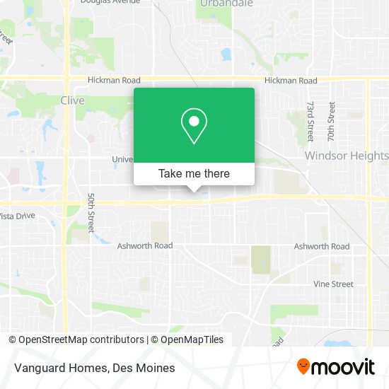 Mapa de Vanguard Homes