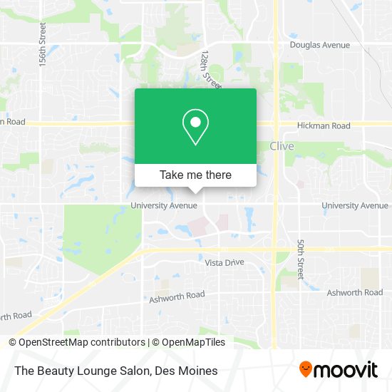 The Beauty Lounge Salon map