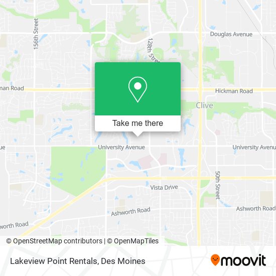 Lakeview Point Rentals map