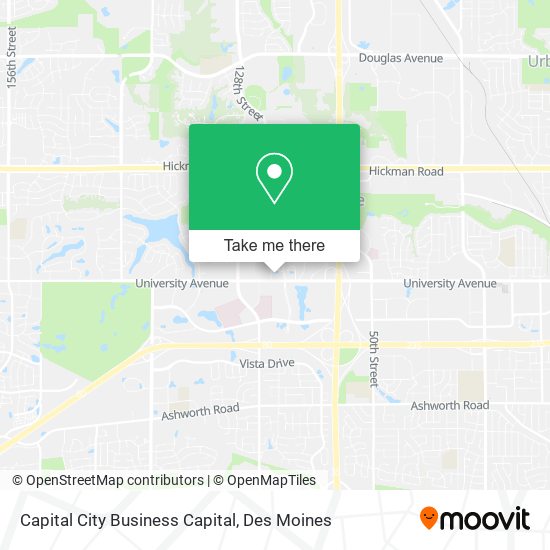 Capital City Business Capital map