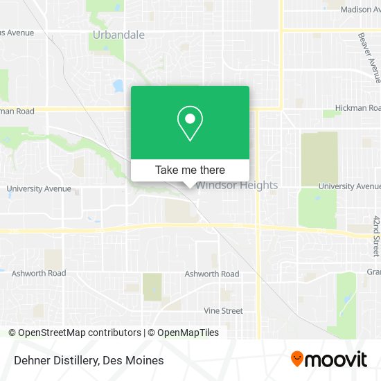 Dehner Distillery map