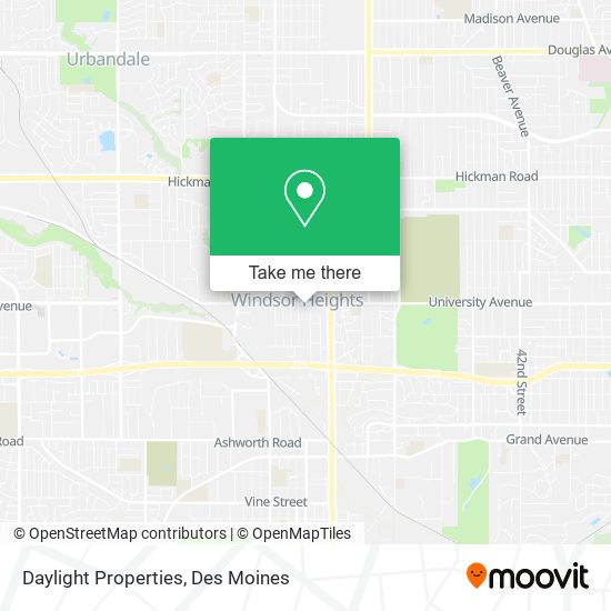 Mapa de Daylight Properties