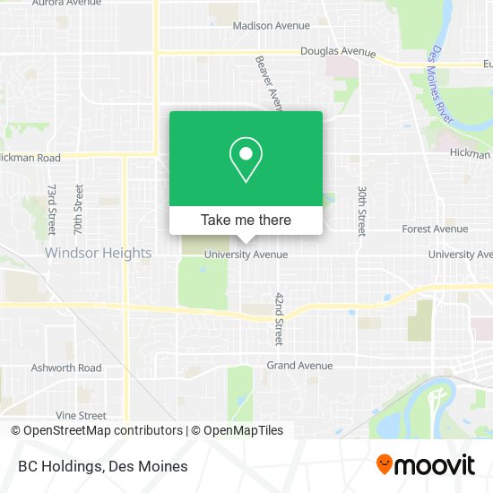 BC Holdings map