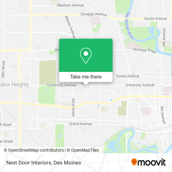 Next Door Interiors map