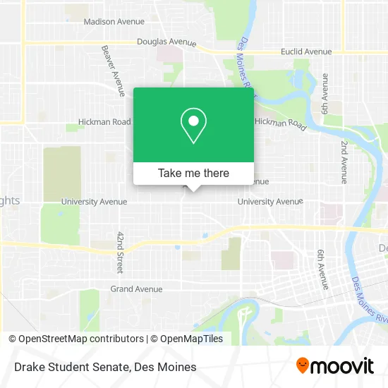 Mapa de Drake Student Senate