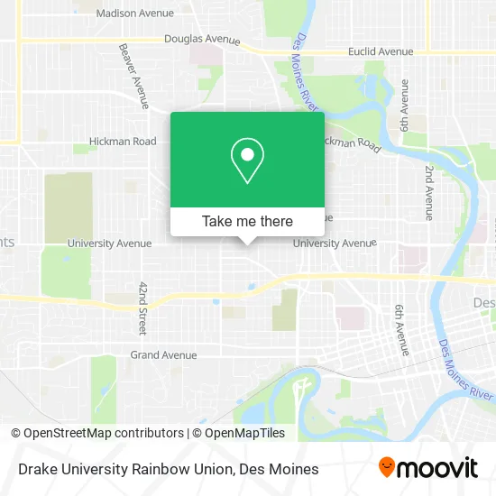 Mapa de Drake University Rainbow Union