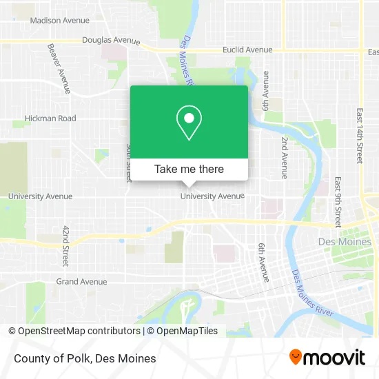 Mapa de County of Polk