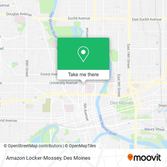 Mapa de Amazon Locker-Mossey