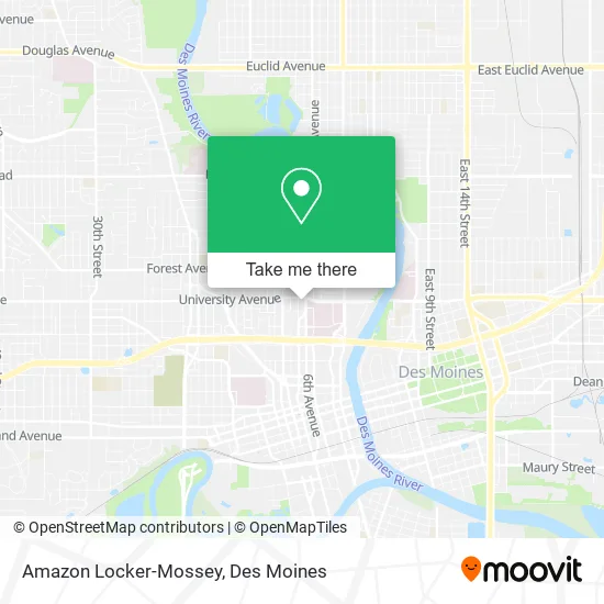 Amazon Locker-Mossey map