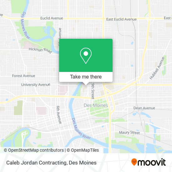 Caleb Jordan Contracting map