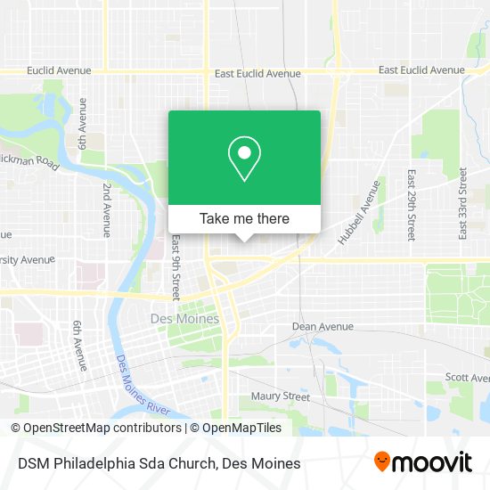 Mapa de DSM Philadelphia Sda Church