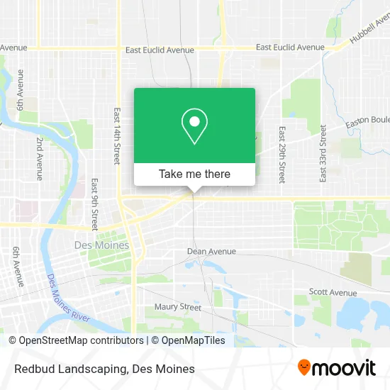 Redbud Landscaping map