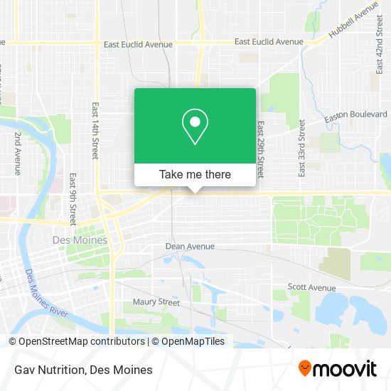 Gav Nutrition map