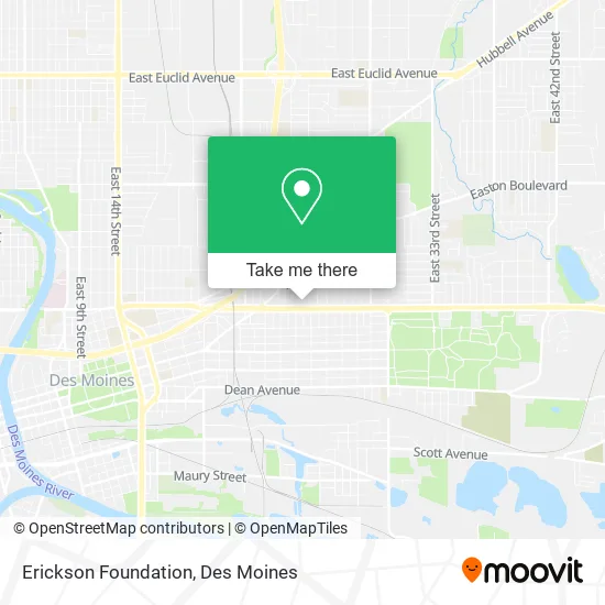 Erickson Foundation map