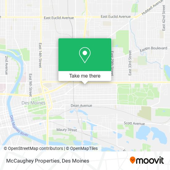 McCaughey Properties map