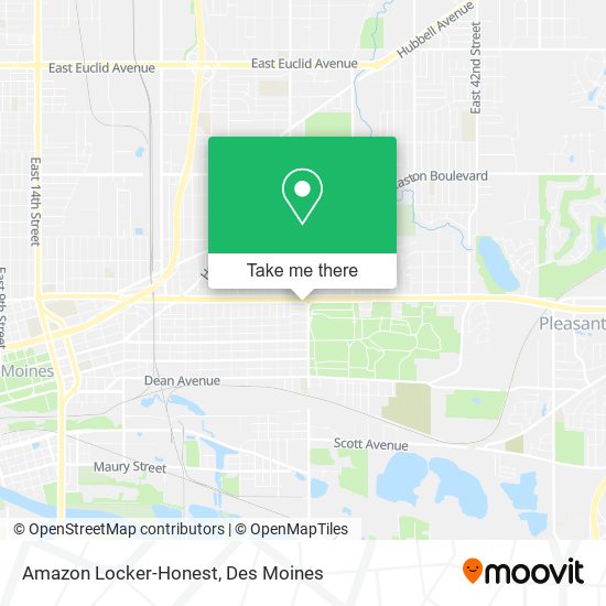 Amazon Locker-Honest map
