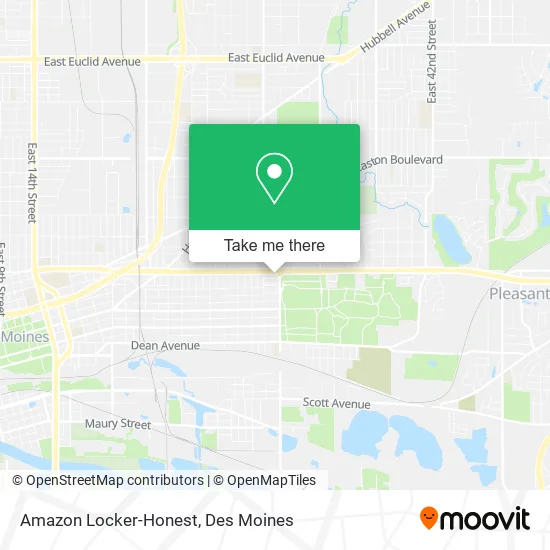 Amazon Locker-Honest map