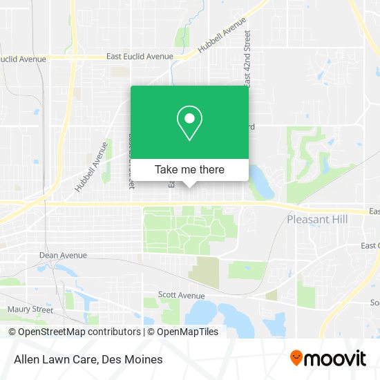 Allen Lawn Care map