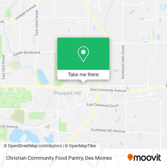 Christian Community Food Pantry map