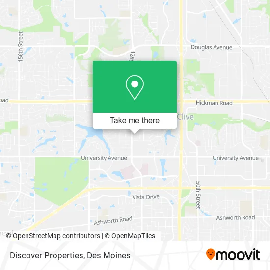 Discover Properties map