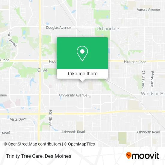 Trinity Tree Care map